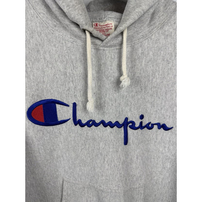 Vintage 1970’s Champion Reverse Weave Spellout Hoodie Sweatshirt Medium 21x25