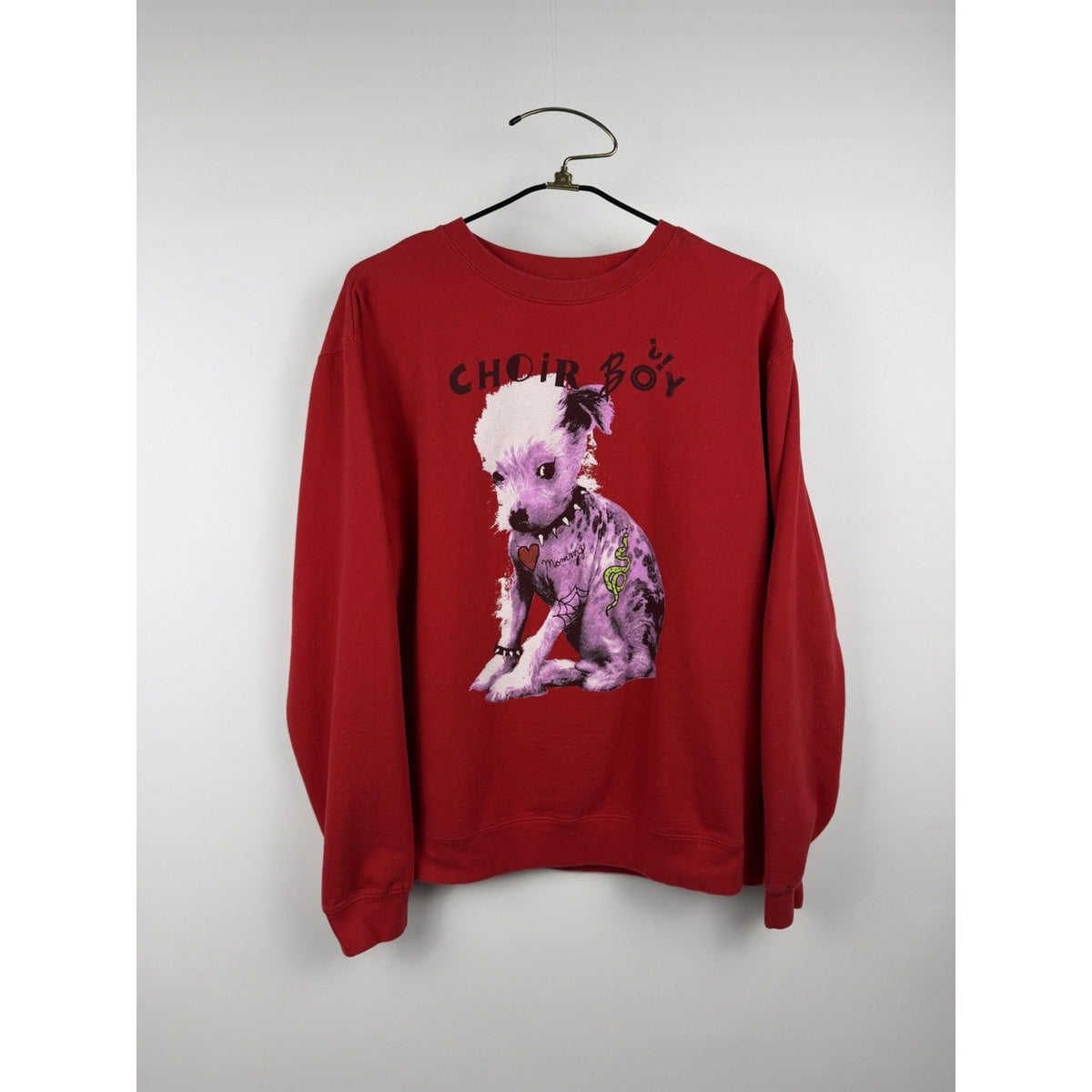 Choir Boy Crewneck Sweatshirt Synth Pop Adam Klopp Dais Records Large 22x27