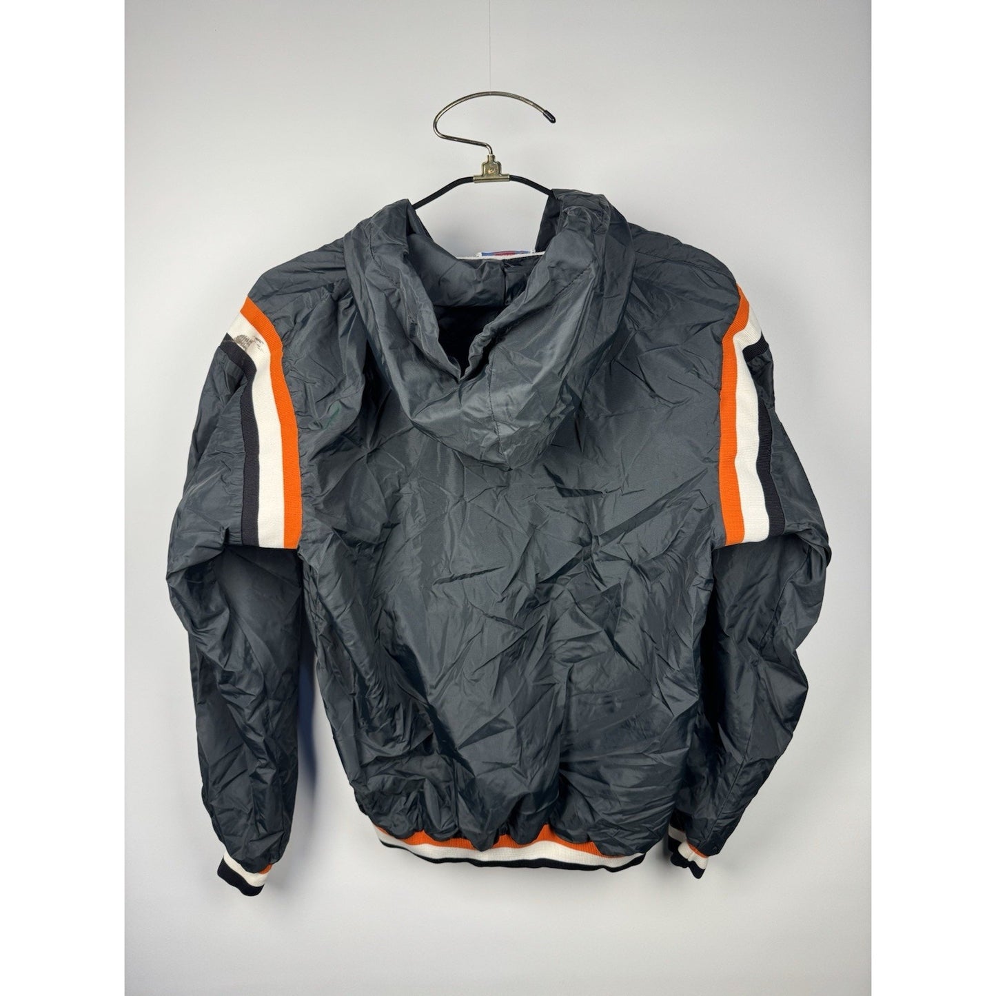 True Vintage 70s 80s Champion Windbreaker Track Jacket USA Made Medium 21x26
