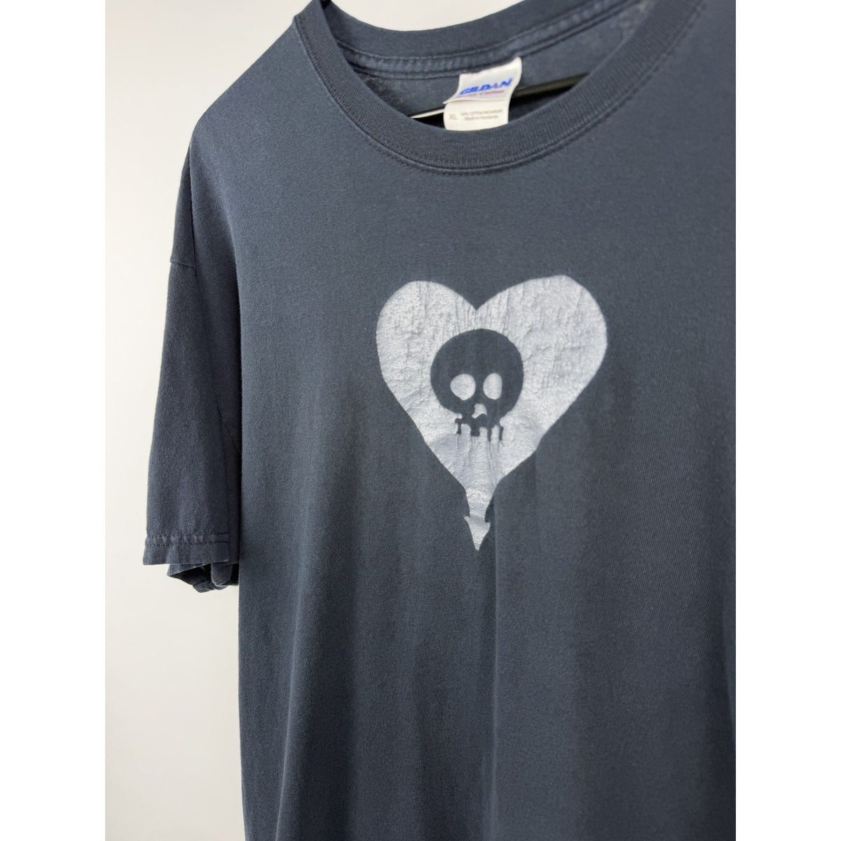 Vintage 2006 Alkaline Trio Rare Blood Pact Shirt Heart Skull Two Sided XL 24x28