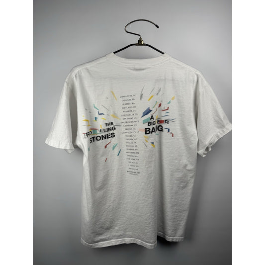 Vintage 2005 Rolling Stones A Bigger Bang Tour Shirt Double Sided. Anvil L 22x28