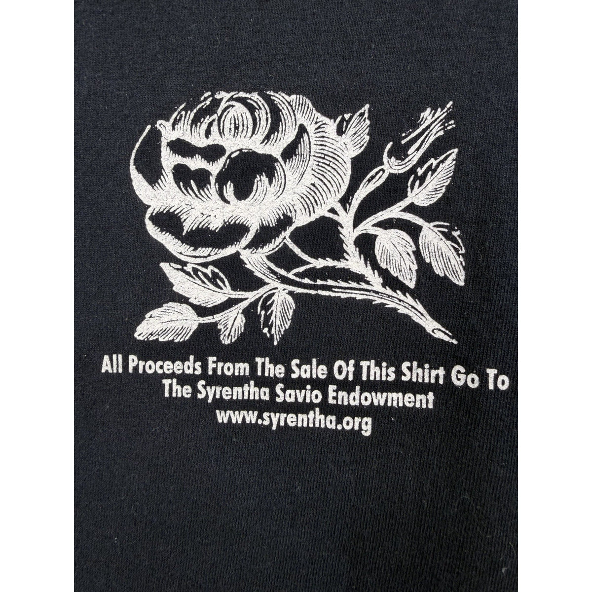 2008 Modern Life Is War RARE Benefit Shirt For Syrentha Savio Endowment XL 23x30