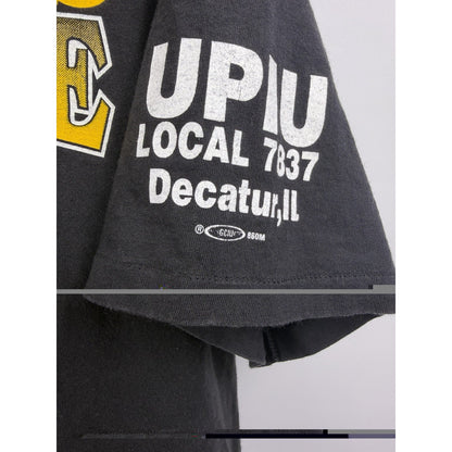 Vintage 1995 God Bless Union People Decatur IL Warzone The Labor War XXL 26x30