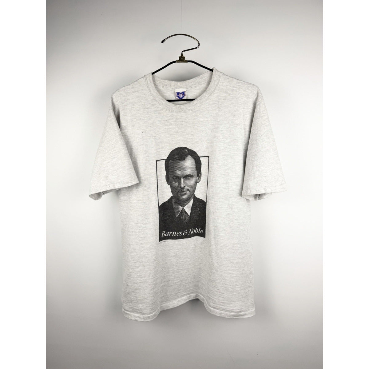 Vintage 90s John Grisham Barnes & Noble promo tee, single stitch, XL