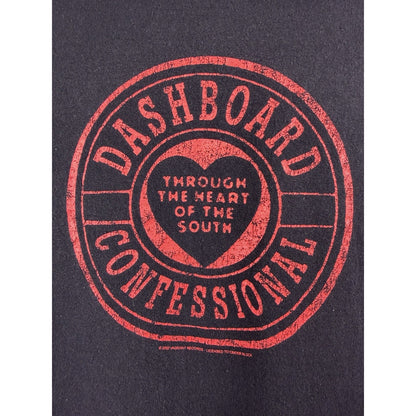 Vintage 2002 Dashboard Confessional Through The Heart Of The South XL 23x30