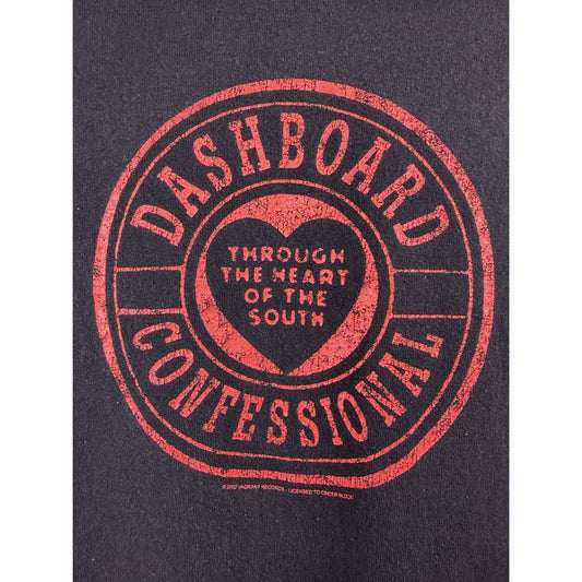 Vintage 2002 Dashboard Confessional Through The Heart Of The South XL 23x30