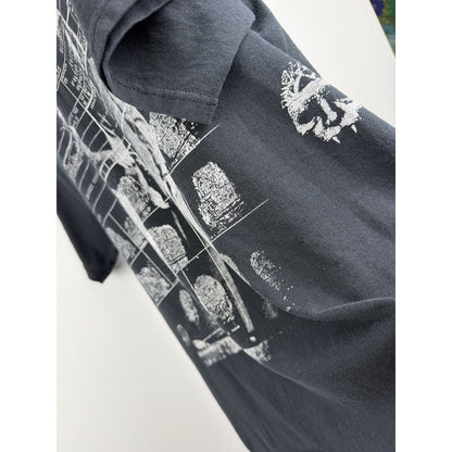 Vintage 2005 Integrity RISE Very Rare Charles Manson Prison Booking Tee M 21x27