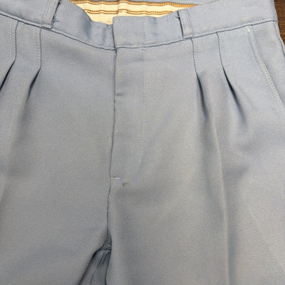 Vtg 70s Angels Flight Tobias Kotzin Light Blue Pants Womens Slim Straight 28x31