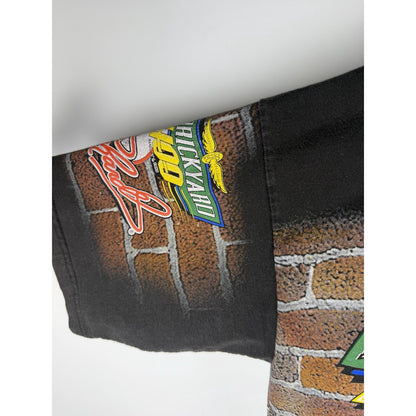 Vintage 1998 Dale Earnhardt Brickyard 400 all over print tee, XL