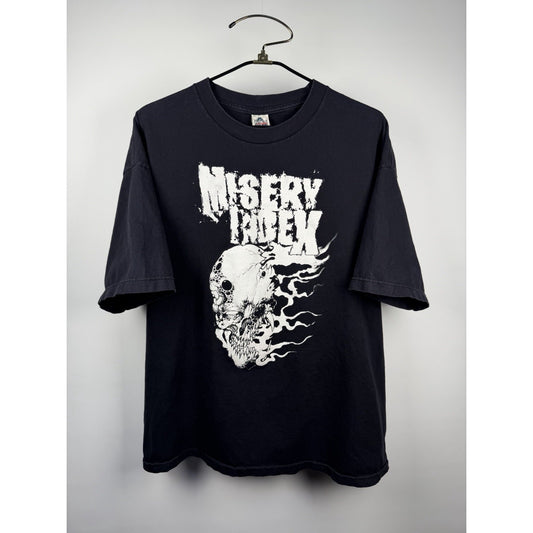 Vintage 2008 Misery Index Ex Dying Fetus Death Metal Grindcore Band Tee XXL
