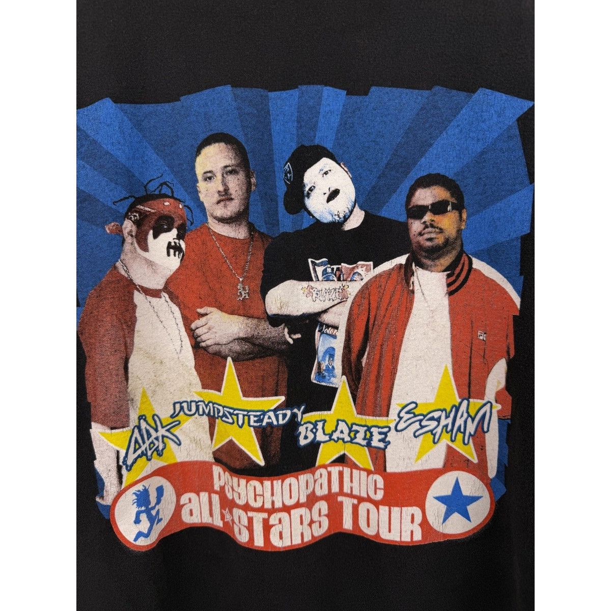 Vintage 2005 Psychopathic All Stars Tour ABK Blaze Jumpsteady Esham XXL 26x30