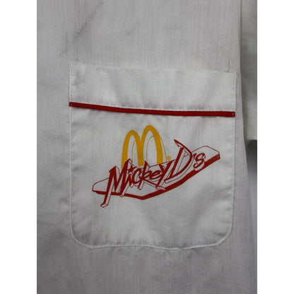 Vintage 80’s McDonald's Mickey D’s Rock n Roll Dinosaur Shirt Sacramento L 20x28
