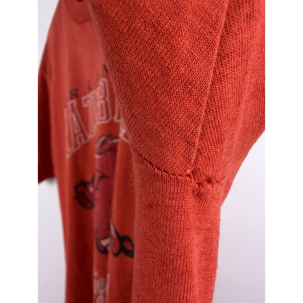Vintage 90’s Arkansas Razorbacks Woo Pig Sooie Single Stitch Faded Tee XL 22x29