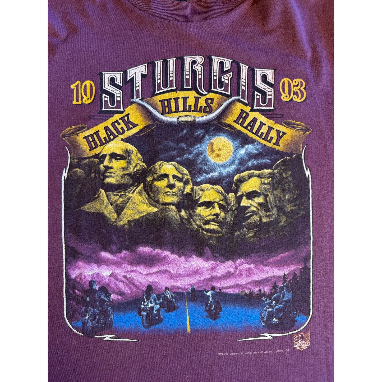 Sturgis 3D Emblem Harley shirt Large (1993)