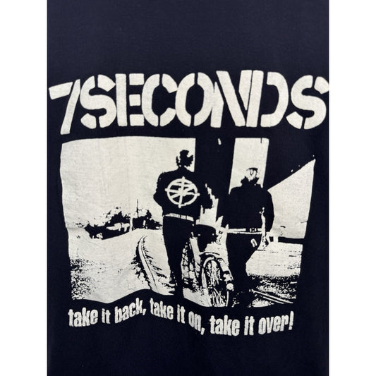 Vintage 7 Seconds Our Core 2005 Take It Back Take It On Take It Over Shirt 20x25