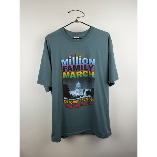 Vintage 2000 Million Family March Washington DC Double Sided Flawless XXL 26x32