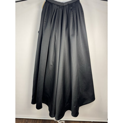 Vintage NWT Saks Fifth Avenue Victor Costa Circle Maxi Skirt Black Tulle Long