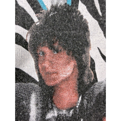 KISS Animalize Tour raglan concert shirt NO MAKE UP, 1984, XL