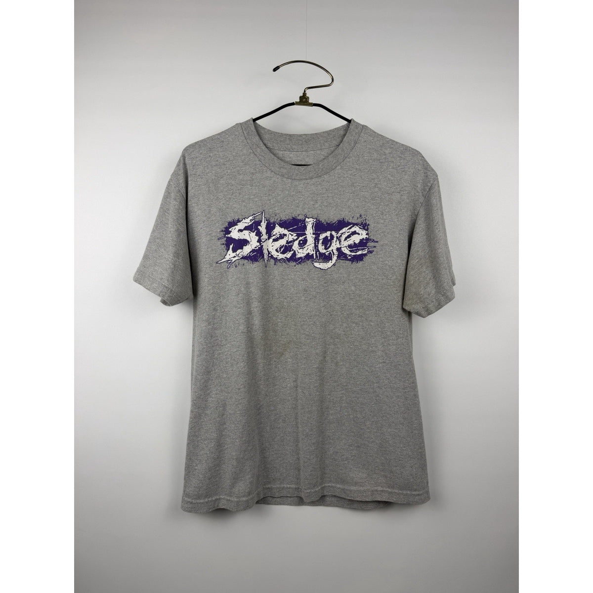 2016 Sledge ‘Nihil’ Double Sided Shirt Oklahoma City Hardcore Large 21x28