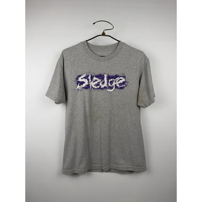 2016 Sledge ‘Nihil’ Double Sided Shirt Oklahoma City Hardcore Large 21x28