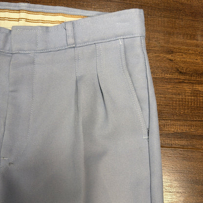 Vtg 70s Angels Flight Tobias Kotzin Light Blue Pants Womens Slim Straight 28x31