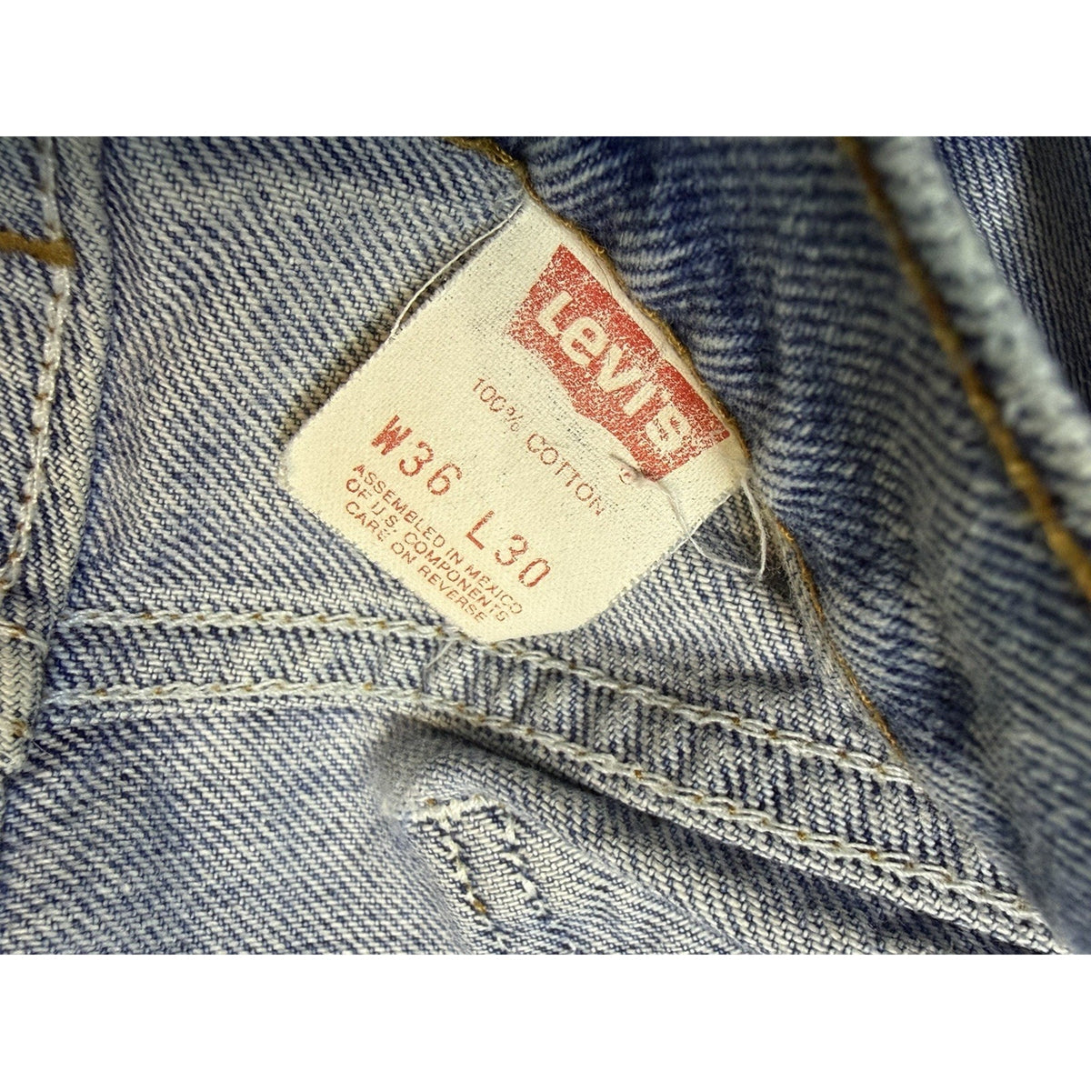 Vintage 90s Levi’s Orange Tab 505 Jeans Mens 36x30 Medium Wash Cozy Worn
