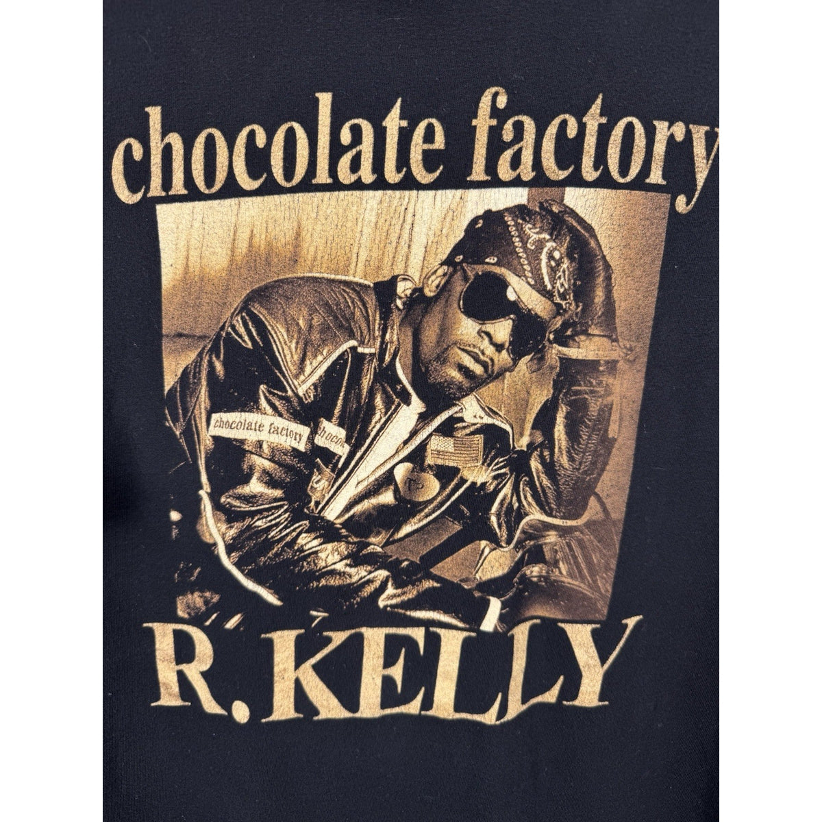 Vintage 2003 R Kelly Chocolate Factory Album Promo Shirt R&B Hip Hop XL 24x29