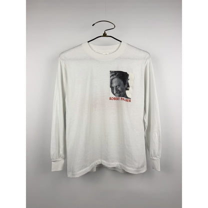 Robert Palmer Riptide long sleeve shirt, double sided, 1985, Medium