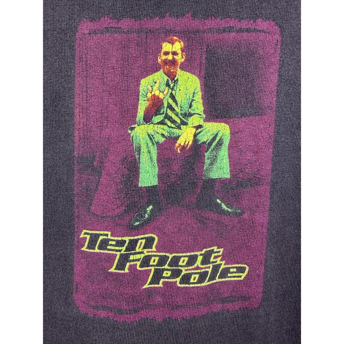 Vintage 1999 Ten Foot Pole Latex Is My Business tee, Epitaph, XL