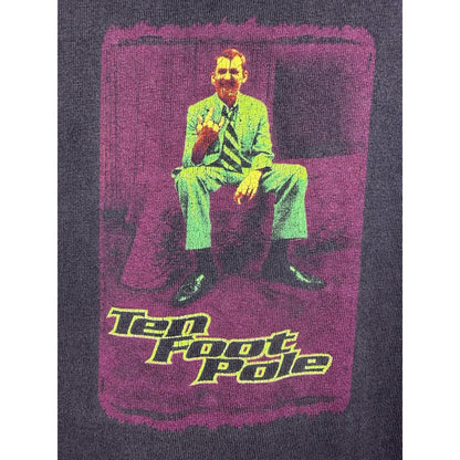 Vintage 1999 Ten Foot Pole Latex Is My Business tee, Epitaph, XL