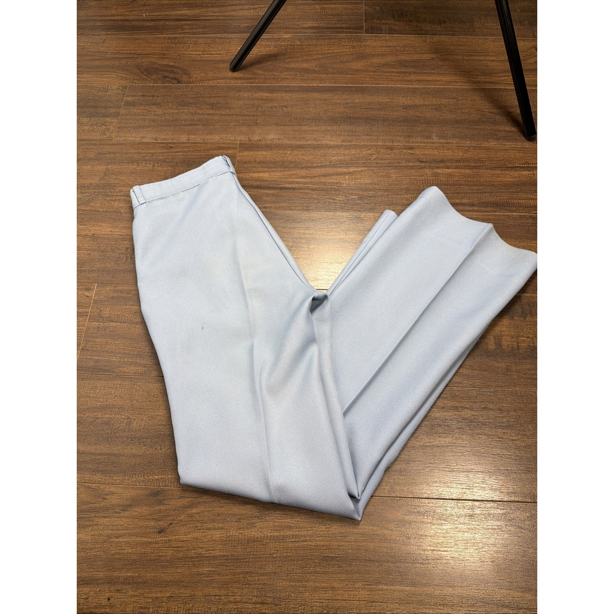 Vtg 70s Angels Flight Tobias Kotzin Light Blue Pants Womens Slim Straight 28x31