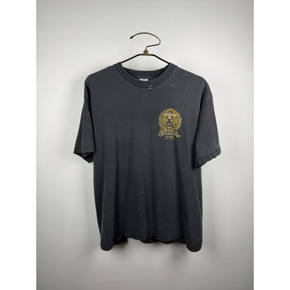 Vintage 1998 Santana Los Lobos Thrashed And Faded Tour Shirt XL 23x28