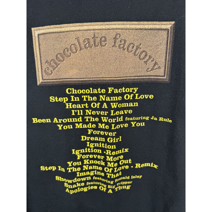 Vintage 2003 R Kelly Chocolate Factory Album Promo Shirt R&B Hip Hop XL 24x29