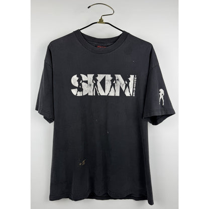 Vintage 2000s Skin Industries distressed tee, XL
