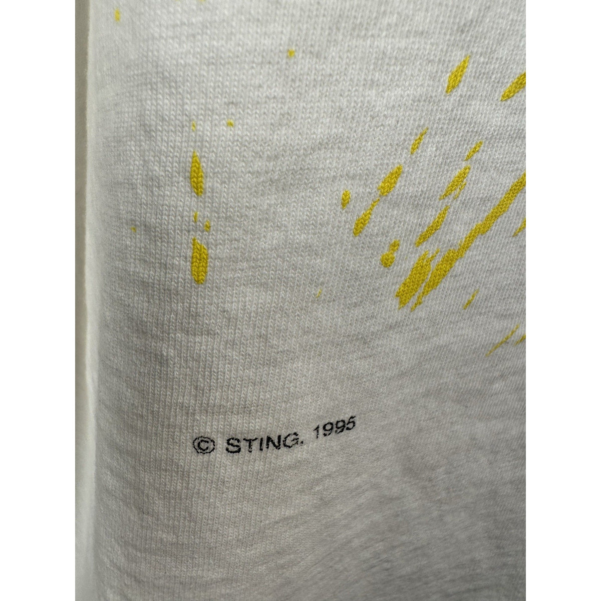 Vintage 1995 Sting art tee, Hard Rock Cafe Signature Series, XL