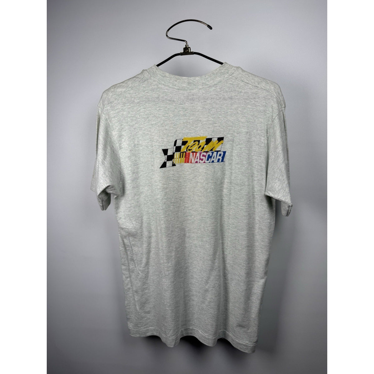 Vintage 1994 NASCAR Wacky Races Muttley TV promo tee, double sided, M