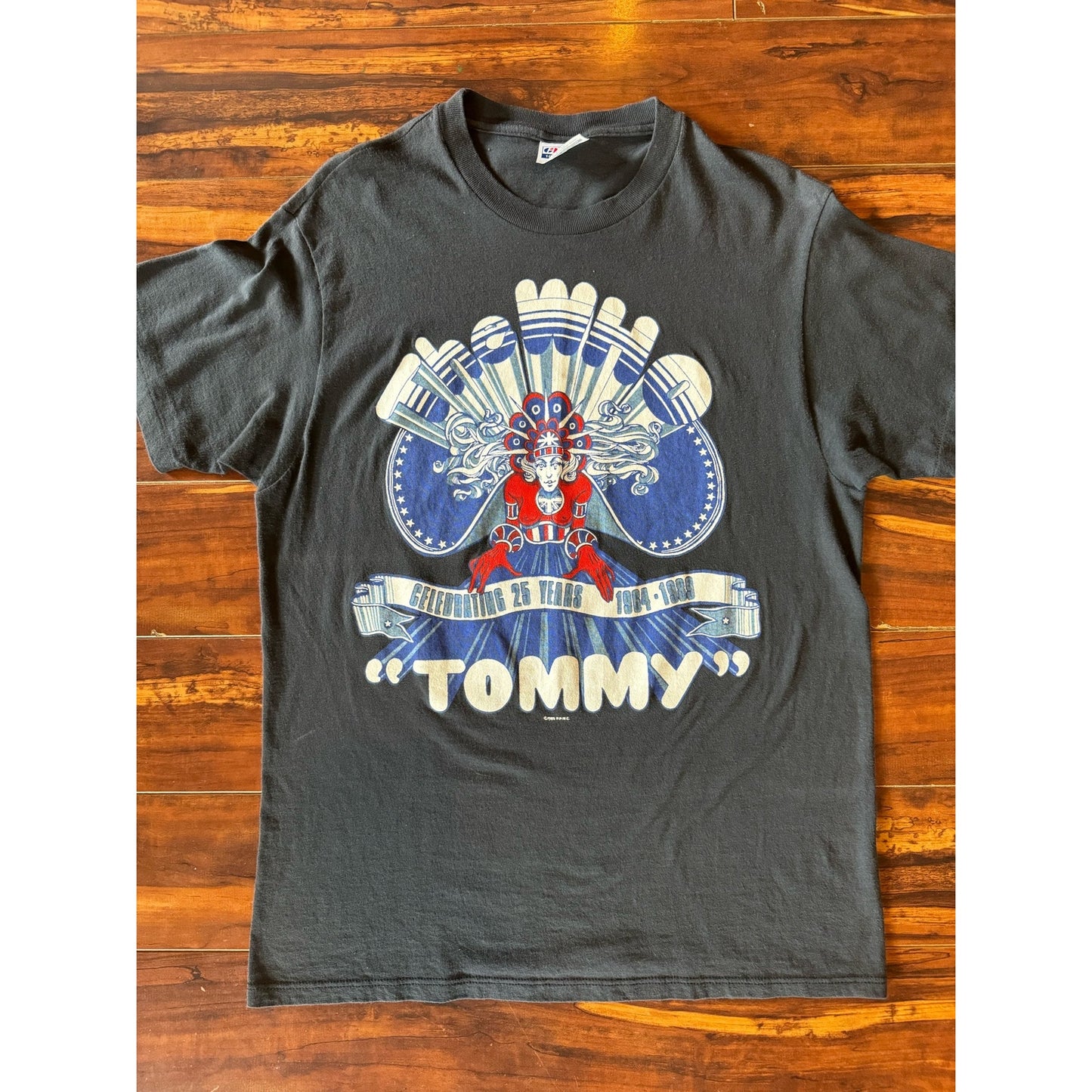 Vintage The Who 25th TOMMY anniversary shirt size Large (1989)