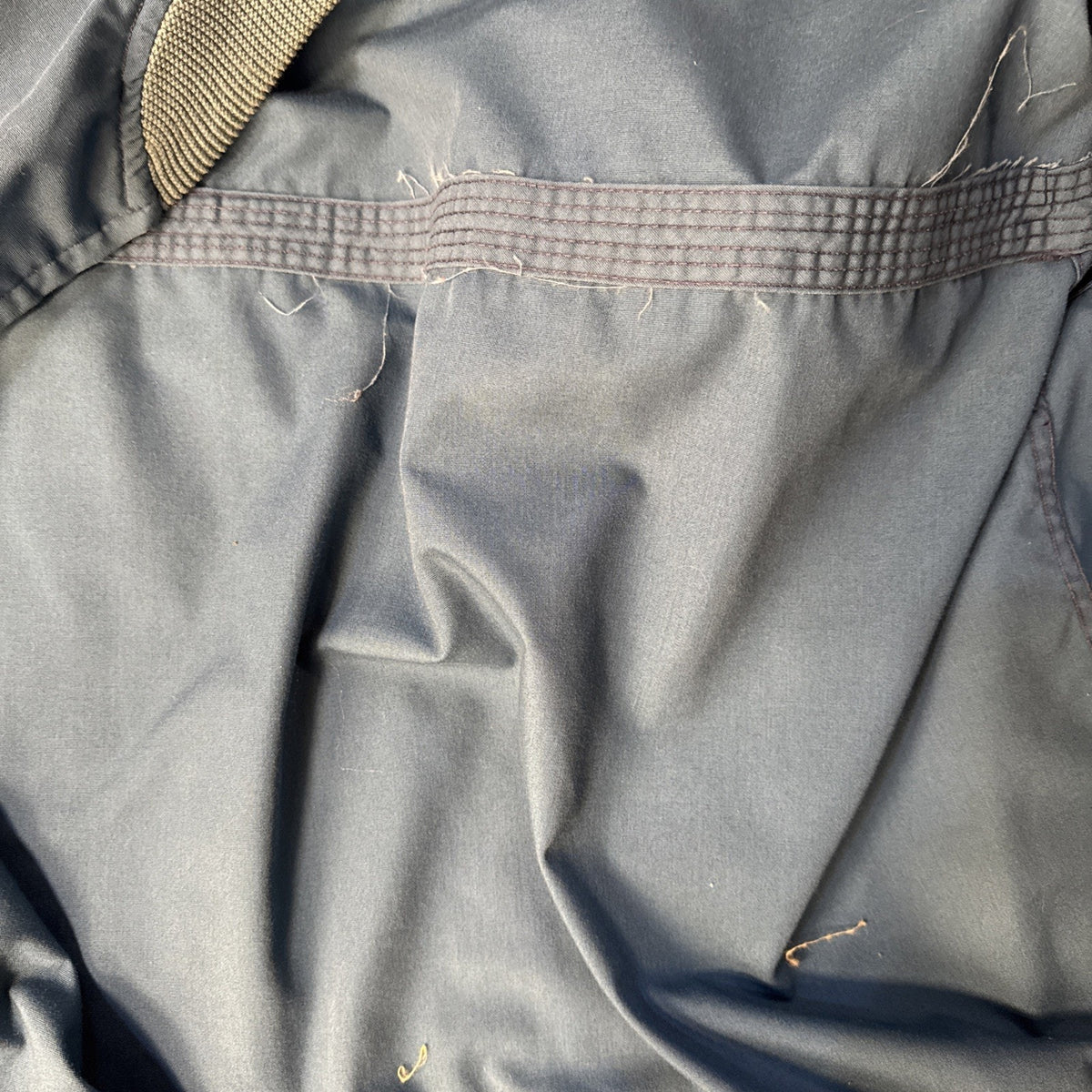 Blue Vintage Bomber Jacket Lightweight Large 1970s