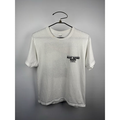 Vintage 1991 Allegheny College Black History Month tee, Stedman, L