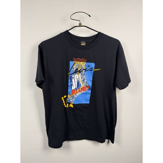 Vintage 1980s Levi's 501 Blues Single Stitch XL t-shirt Anvil USA 22x27