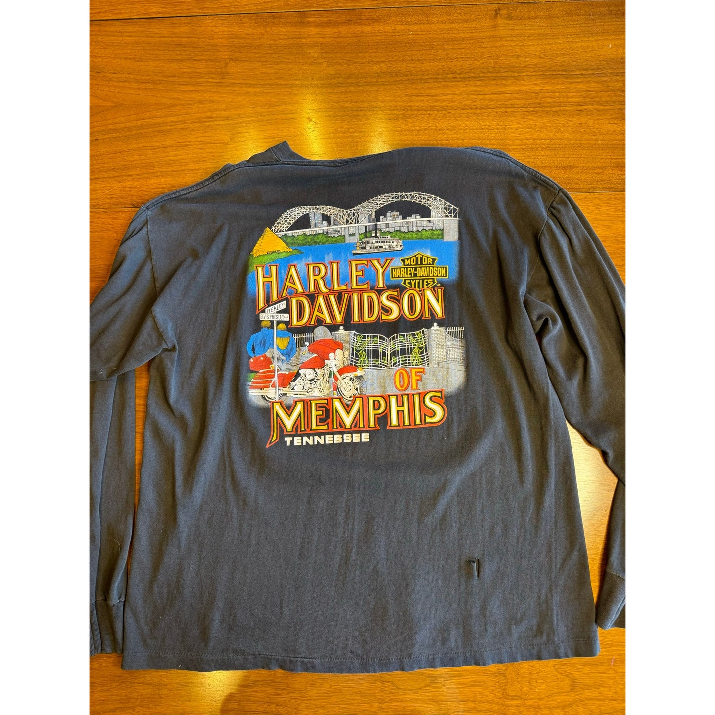 Harley Davidson 3D Emblem longsleeve XL (1992)