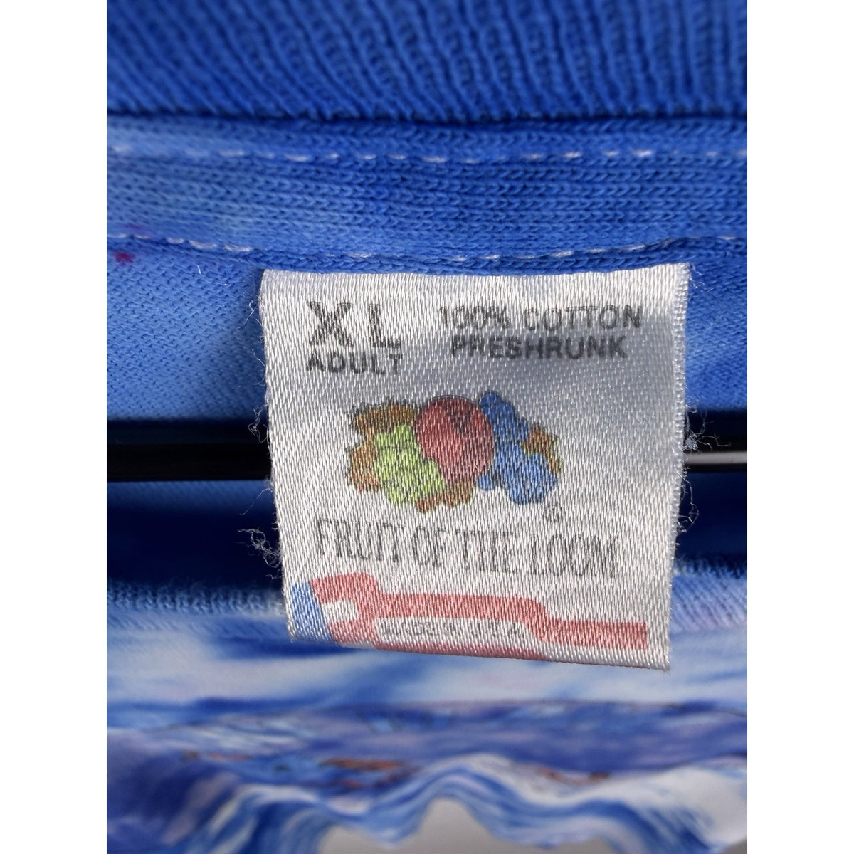 Vintage 90’s Grateful Dead Calvin and Hobbes Not Fade Away Tie Dye Tee XL 24x29