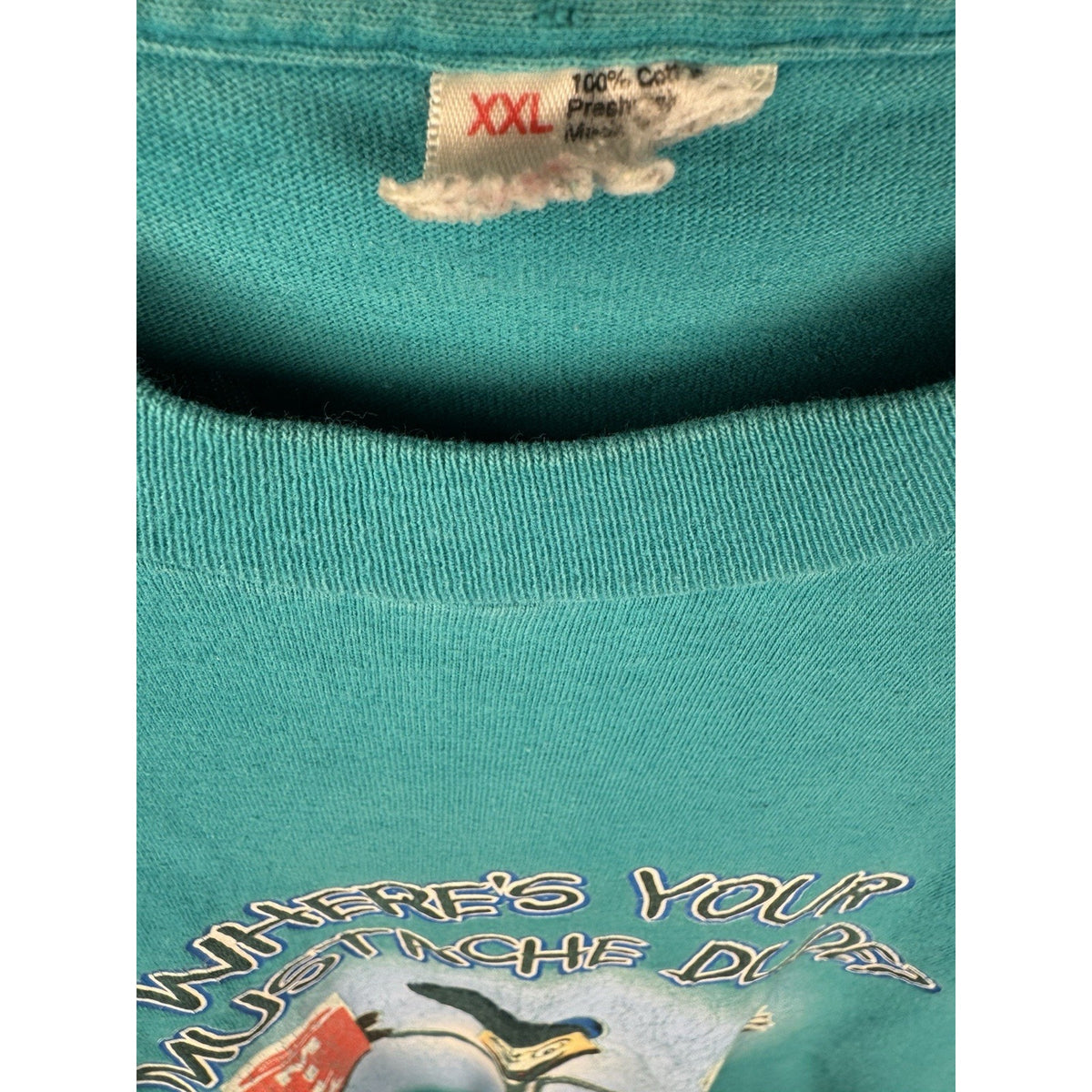 Vintage 90s Got Milk Where's Your Mustache Dude promo tee, XXL