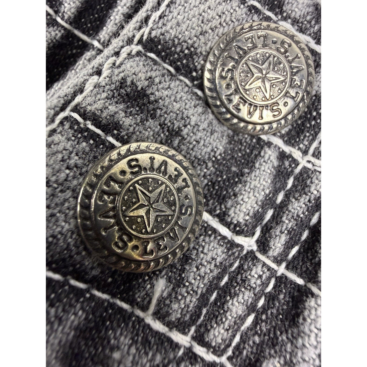Vintage 90s Levi's SilverTab acid wash jeans, deadstock, 32x30