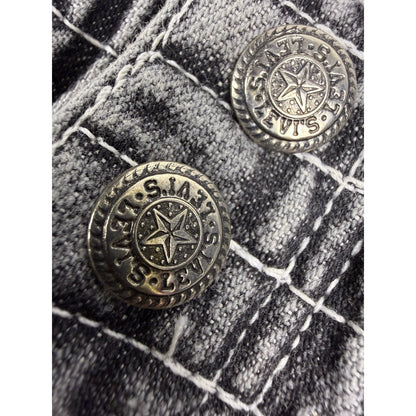 Vintage 90s Levi's SilverTab acid wash jeans, deadstock, 32x30