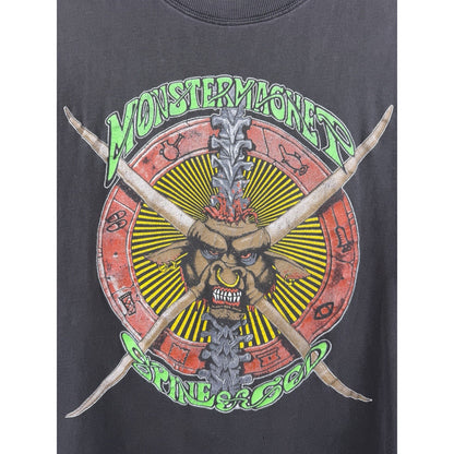 Vintage 1991 Monster Magnet Spine of God tee, Satanic Drug Thing, XL
