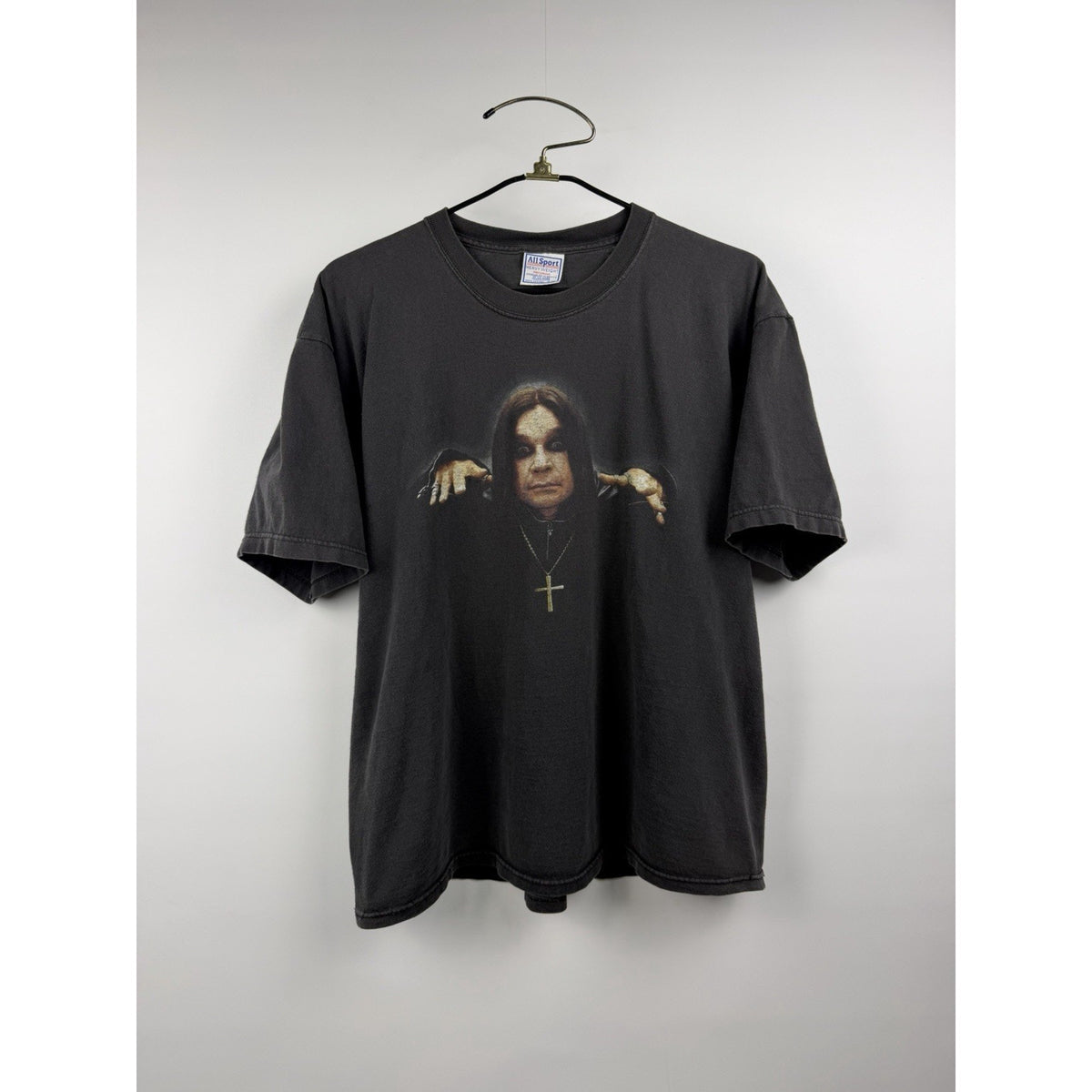 Vintage 2002 Ozzy Osbourne Prince Of Darkness Rare Fader Tee All Sport XL 24x27