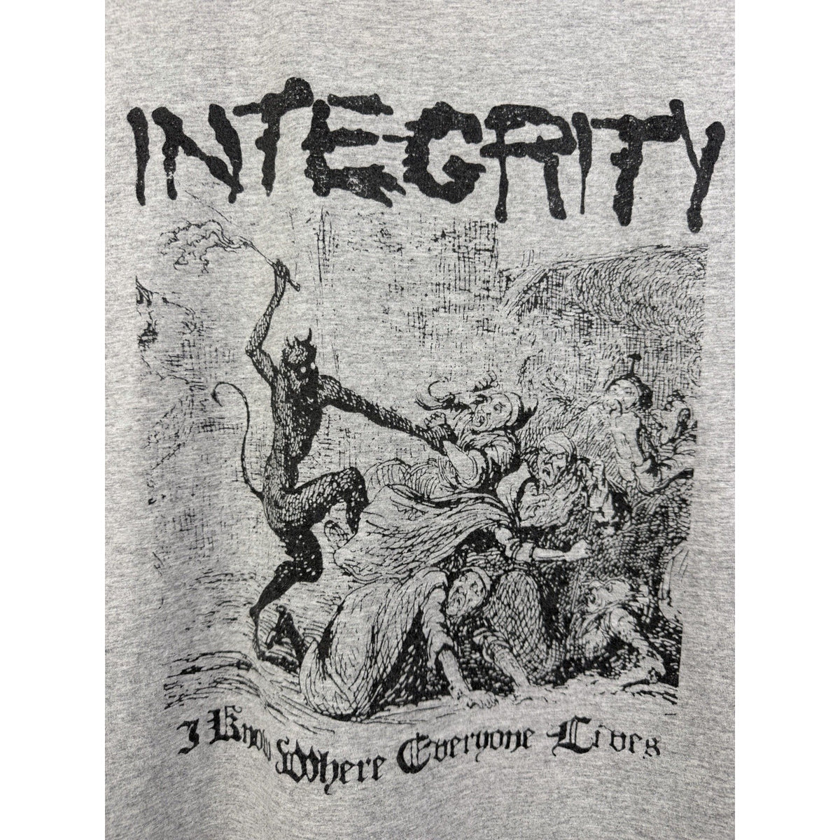 2013 Integrity "I Know Where Everyone Lives" tee, L