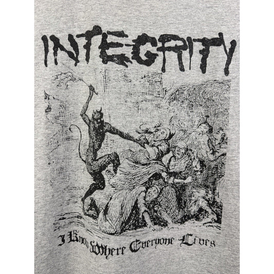 2013 Integrity I Know Where Everyone Lives Suicide Black Snake Hardcore L 22x27