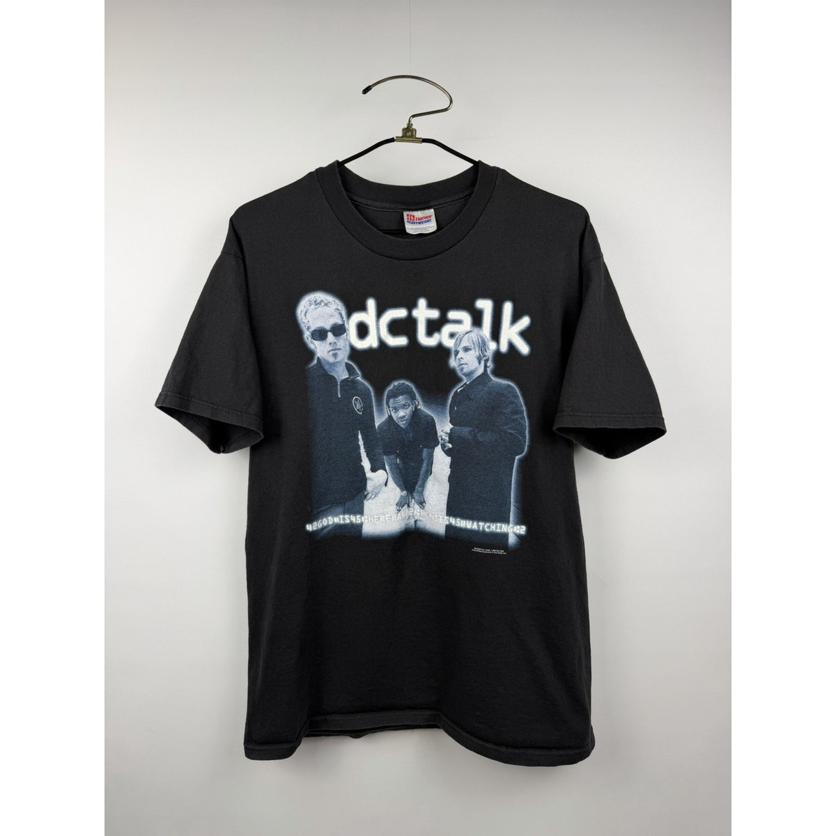 Vintage 1999 dc Talk Supernatural tour tee, "God Is Here", Hanes, L